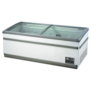 ISLAND FREEZER (TOP CURVED GLASS ) (FREEZER)